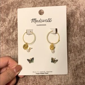 Madewell Mix-n-match charms fresh pearl earring